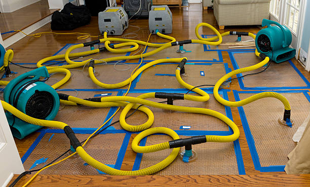 Professional Crawl Space Water Removal technician working in Brooklyn, IA